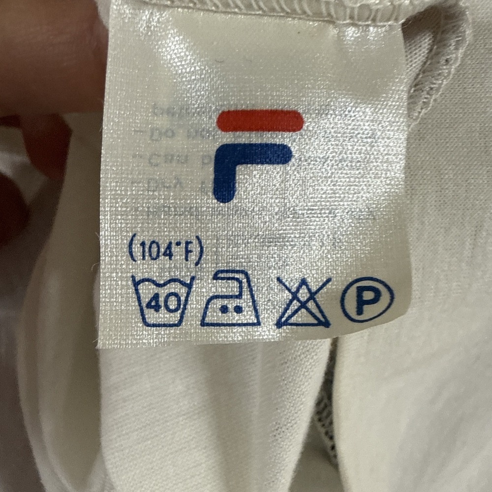 Vintage Retro Single Stitch T Shirt Woman's FILA Italy 1980s ? Swim Cover Dress - Picture 15 of 16